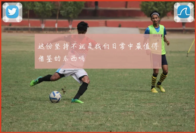 这份坚持不就是我们日常中最值得借鉴的东西吗